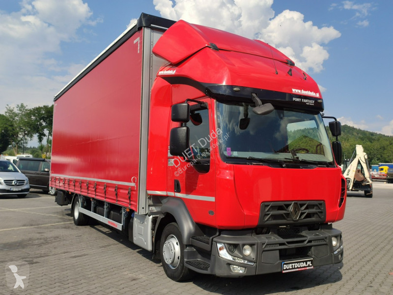 Kamion Renault D12.240 E6 Firana Tył Drzwi...