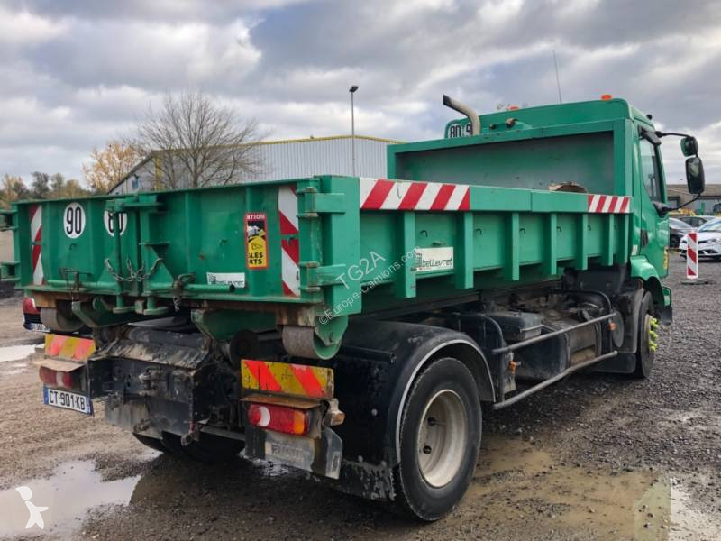 Camion Renault Polybenne Marrel Midlum 210.15 4x2 Gazoil Euro 2 ...