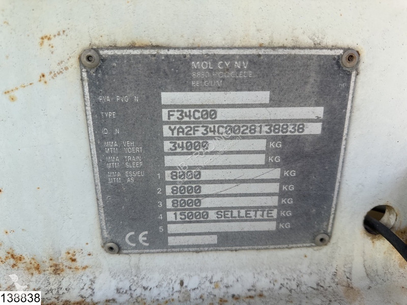 Kamion MOL Beton mixer 10000 Liter, 10 M3,...