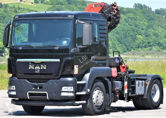 Camion MAN 18.400 Sattelzugmaschine + KRAN /FUNK