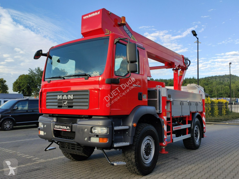 Camion MAN TGM 4x4 Zwyżka Bison Palfinger TKA...