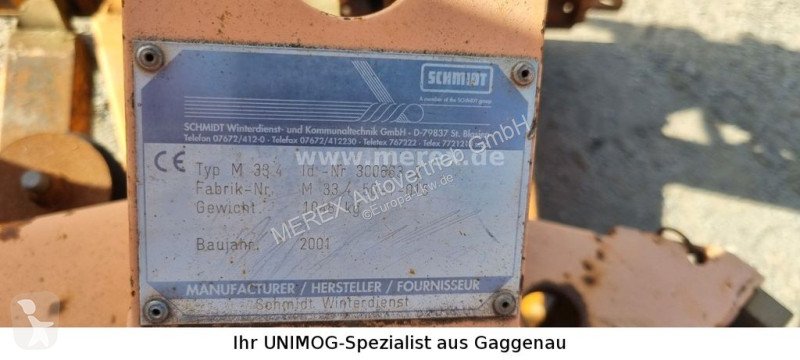 Udstyr til lastbiler  Schneepflug SCHMIDT M33.4