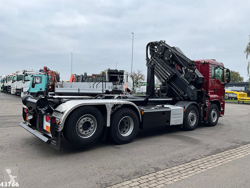 Camion MAN 35.480 8x4H Euro 6 HMF 40 Tonmeter...