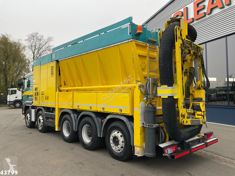 Camión MAN 35.480 10x4 RSP Tridem Saugbagger 10m³