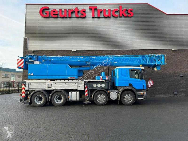 Camion Scania P420 8X4 + FAUN HK 40 + JIB...
