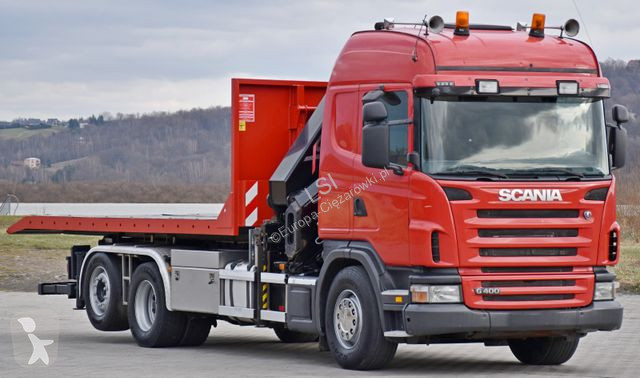 Camion Scania 400 * Abschleppwagen 6,40m* KRAN...