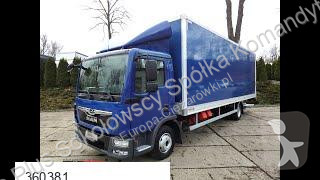 Camion MAN TGL 12.220 KONTENER WINDA 18 PALET...