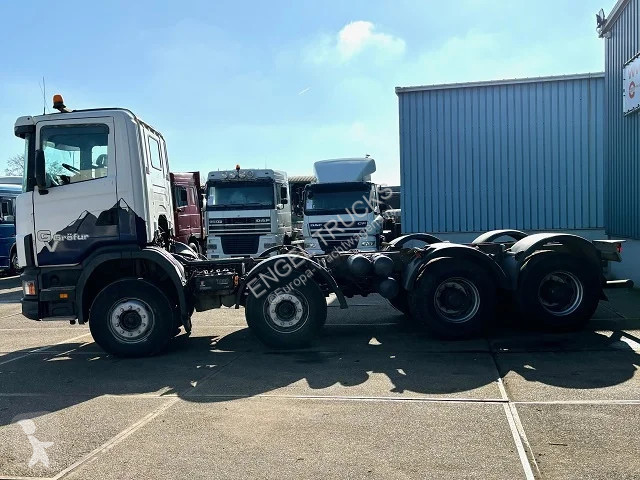 Camion Scania R124-420 C 8x4 FULL STEEL CHASSIS...