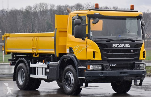 Camion Scania 280 Kipper 4,20m + BORDMATIC /...
