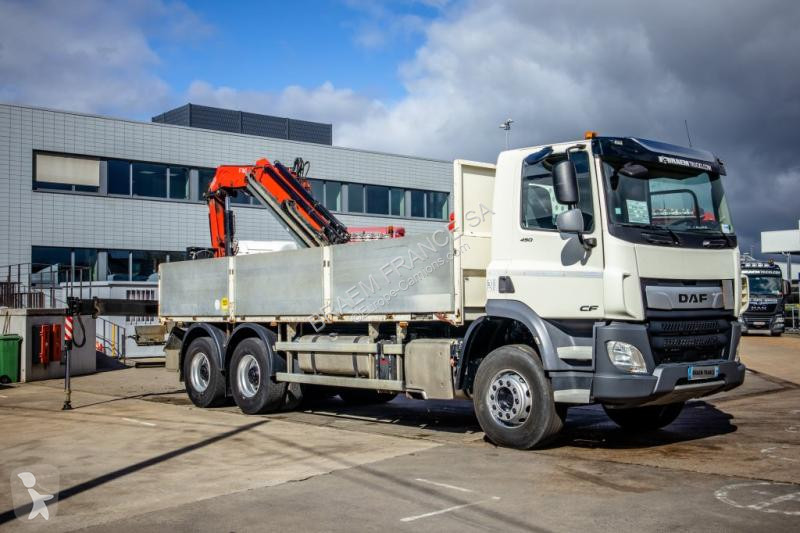 Camion DAF 450-6X4+FASSI18T/M(3EXT)-78500KM