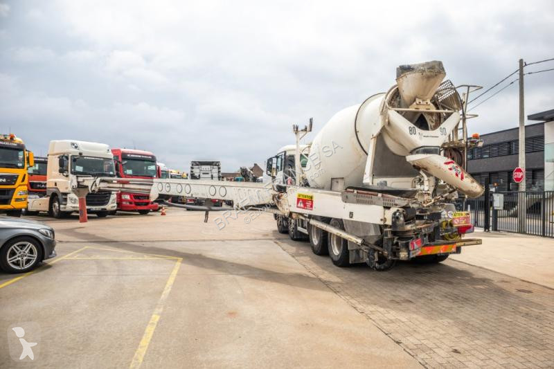 Camion MAN 32.360+PUTZMEISTER8M³+BAND/BELT/TAPIS