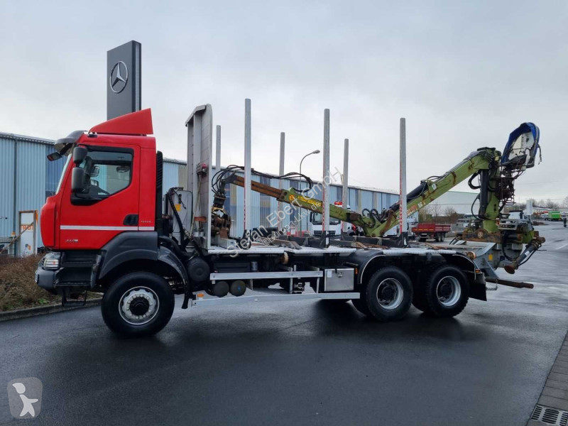 شاحنة Renault 460.35 DXI 6x6 Loglift 96 S...
