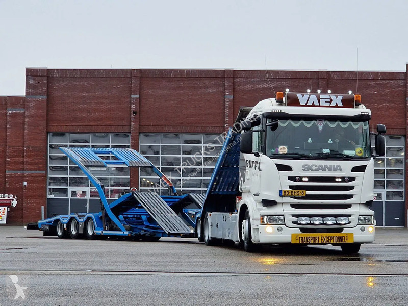 Lastbil Scania 6x2 Trucktransporter GS Meppel +...