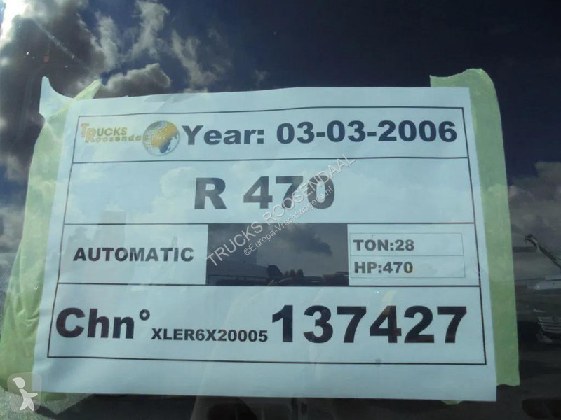 شاحنة Scania R470 + 6X2 + TO