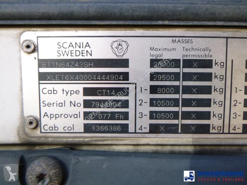 شاحنة Scania 114 340 6x4 tipper