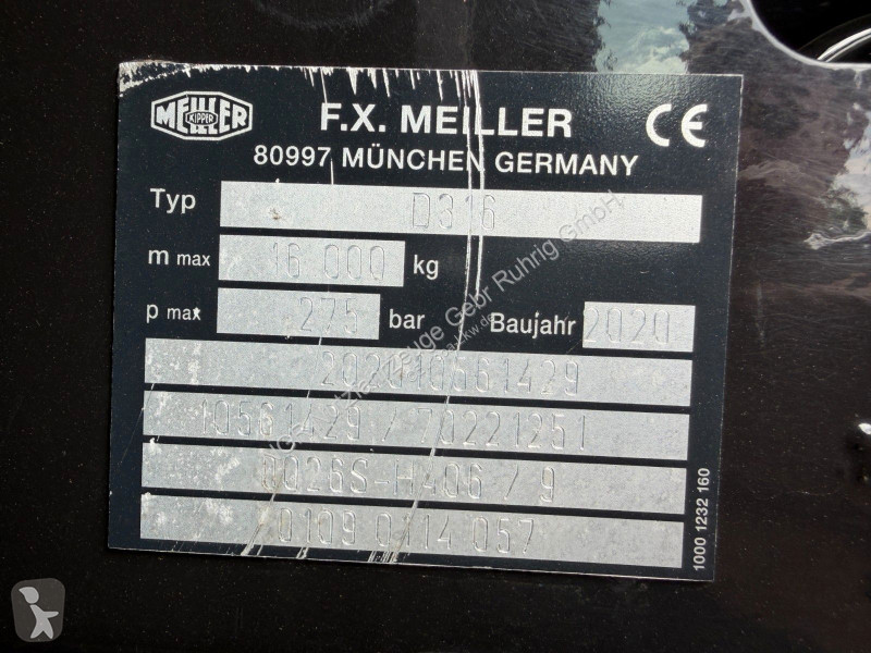 Camion MAN 26.470 6x4 Meiller 3S. Bordmatik...