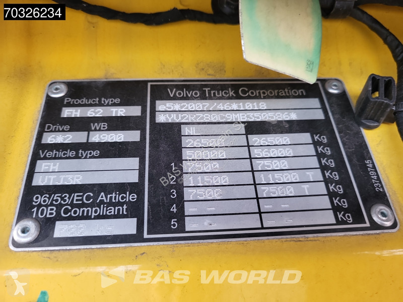 شاحنة Volvo 460 6X2 LNG GAS Eje Elevable I-Park...