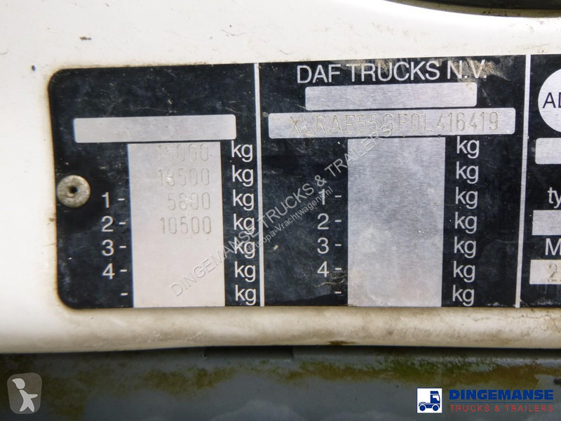 شاحنة DAF 55220 4X2 fuel tank 10 m3 / 3 comp