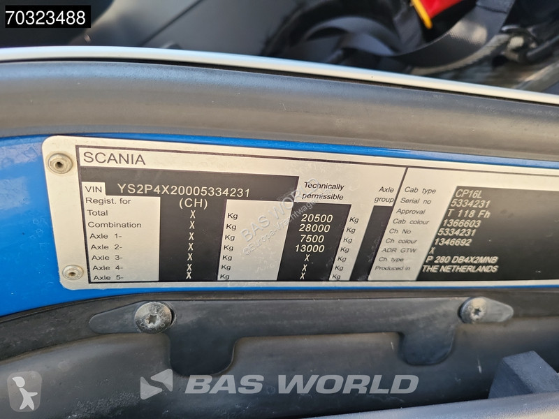 شاحنة Scania P280 P 4X2 Palfinger PK12002 EH A...
