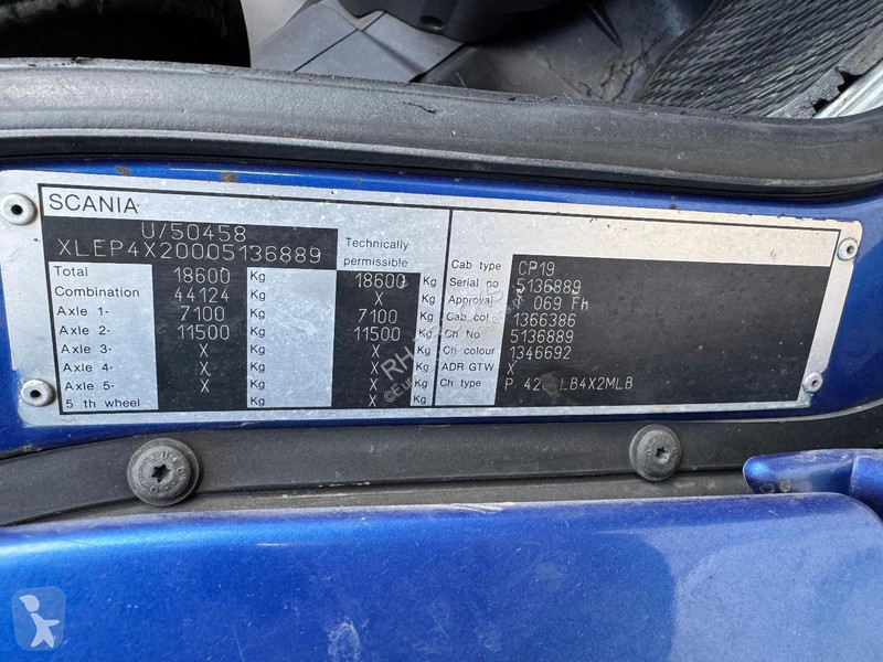 Kamion Scania P420 4X2 KASSBOHRER + RETARDER +...