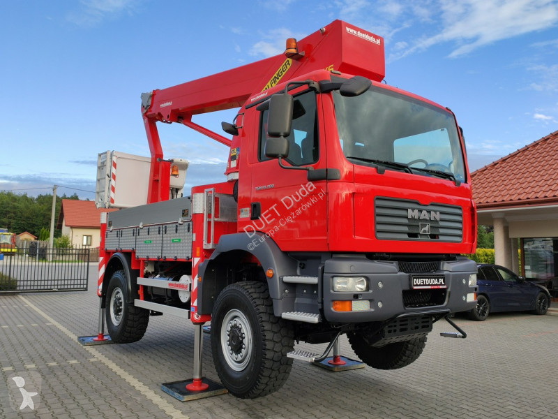 Camion MAN TGM 4x4 Zwyżka Bison Palfinger TKA...