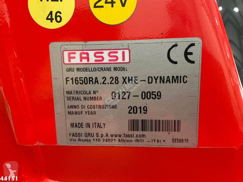 Camion Volvo Fassi 165 Tonmeter laadkraan +...