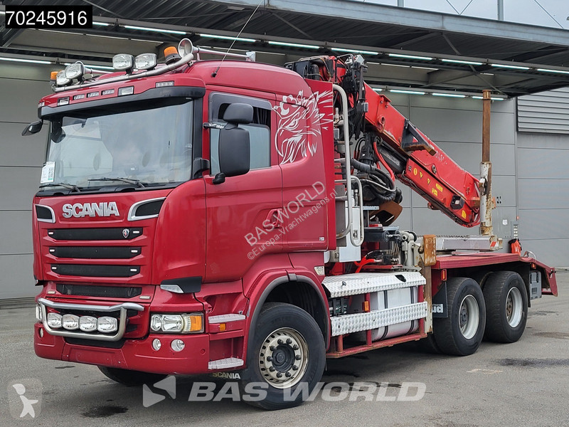 Camion Scania 580 6X4 Jonsered J28505 83 wood...
