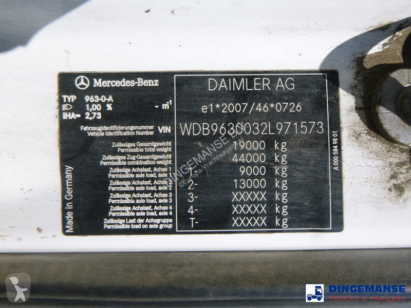 Kamion Mercedes 1842 4x2 RHD Saugbagger /...