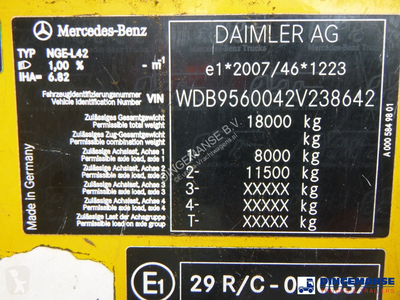 Camion Mercedes 1830 4x2 Euro 6 RHD Fuller...