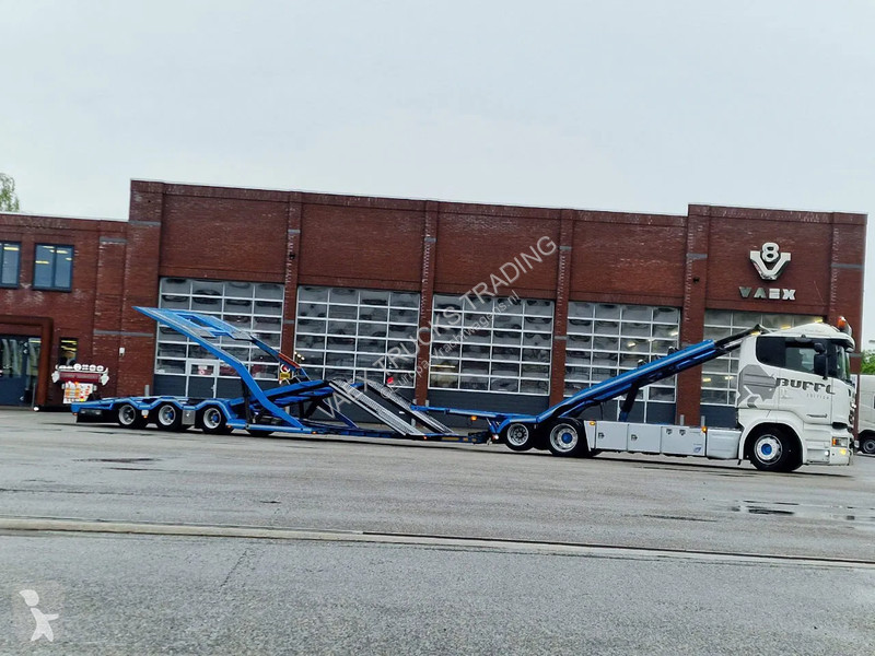 Lastbil Scania 6x2 Trucktransporter GS Meppel +...