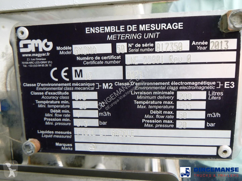 شاحنة Renault 270 dxi 4x2 fuel tank 13.7 m3 / 4...