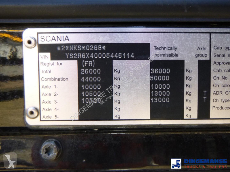 Lastbil Scania 580 6x4 Euro 6 + Jonsered 2850...