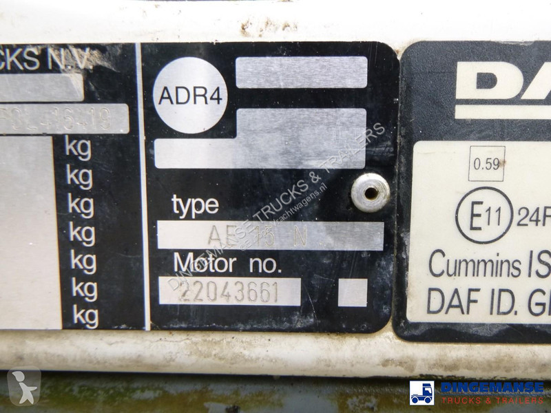 شاحنة DAF 55220 4X2 fuel tank 10 m3 / 3 comp