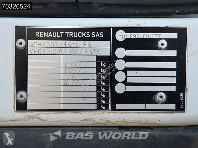 شاحنة Renault D 240 4X2 12t Caja de 6,44m...
