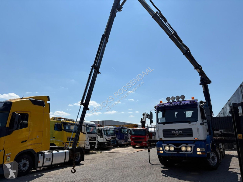شاحنة MAN 41.430 + HMF 4220 K4   4X EXT + JIB...