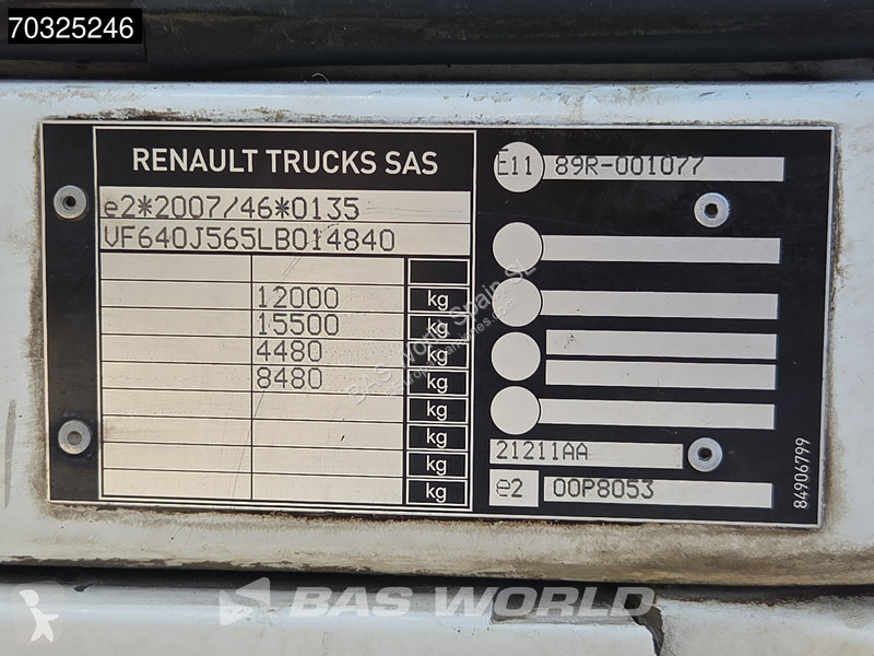 شاحنة Renault D 240 D 4X2 12tons 1500kg...