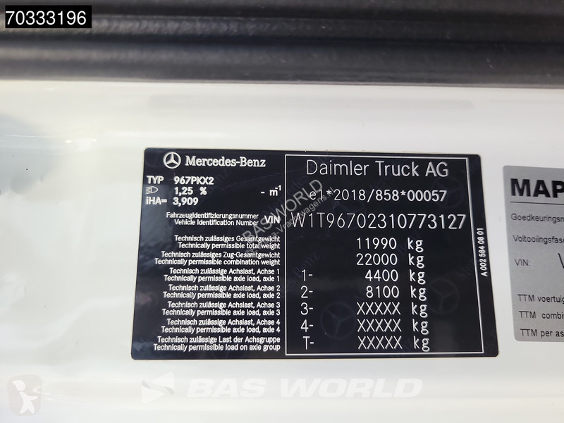 Mercedes 1218 4X2 12tonner LOW Mileage! BDF +...