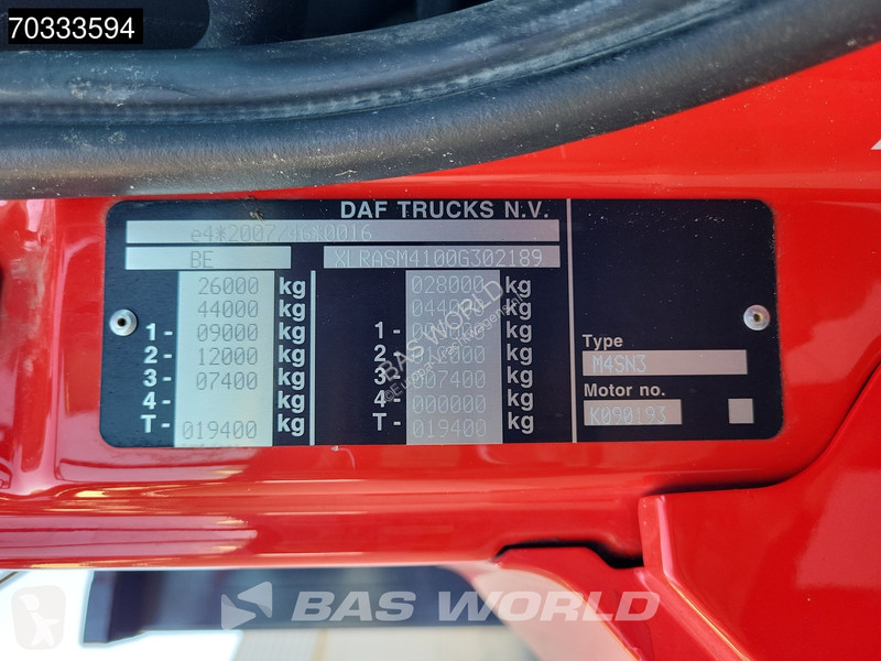 Vrachtwagen DAF 410  6X2 AJK HL20-6180...