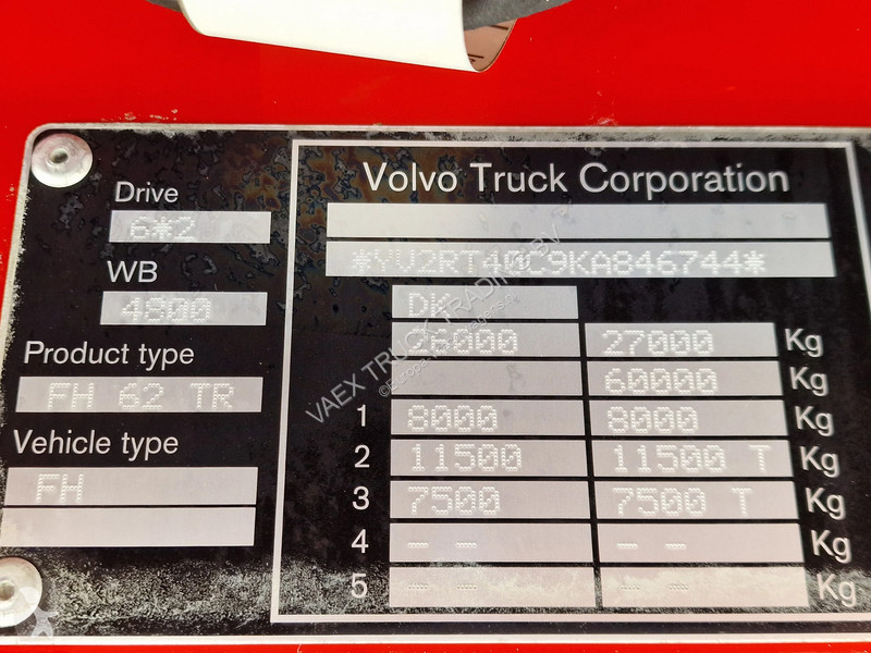 Teherautó Volvo 13500 6x2 - Livestock 4 deck...