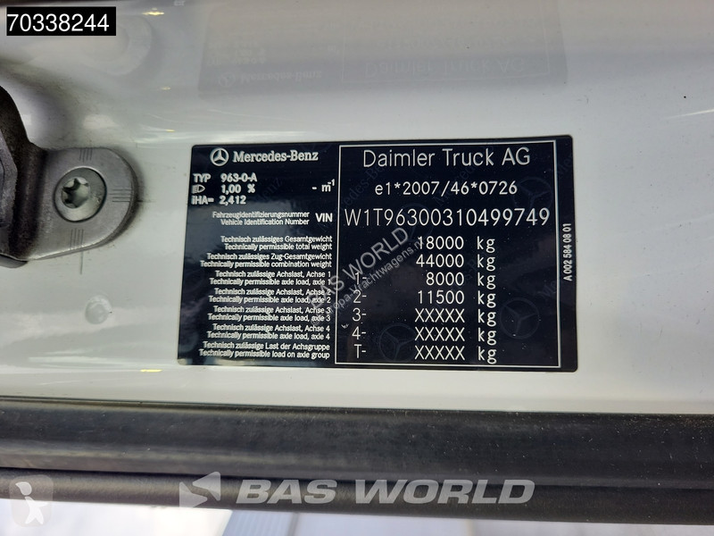 شاحنة Mercedes 1842 4X2 6,18m Box Tailgate...