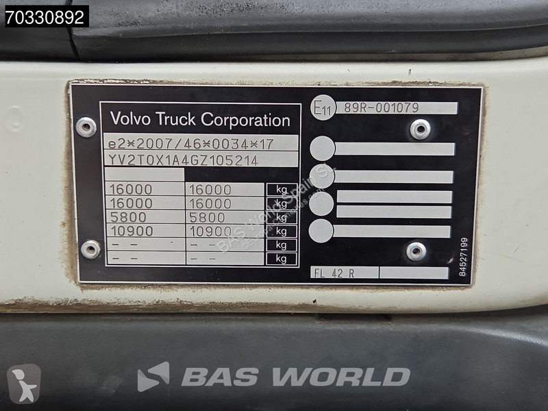 Volvo FL 250 FL 4X2 16tonner 1500kg Tailgate...