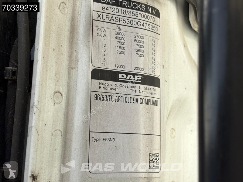 شاحنة DAF 480 6X2 BDF Lift+Lenk-achse Full Air...