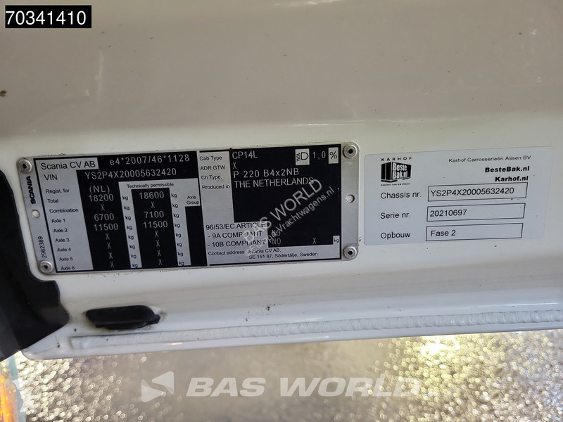 Kamion Scania P220 P 4X2 N-Truck BDF1500kg...