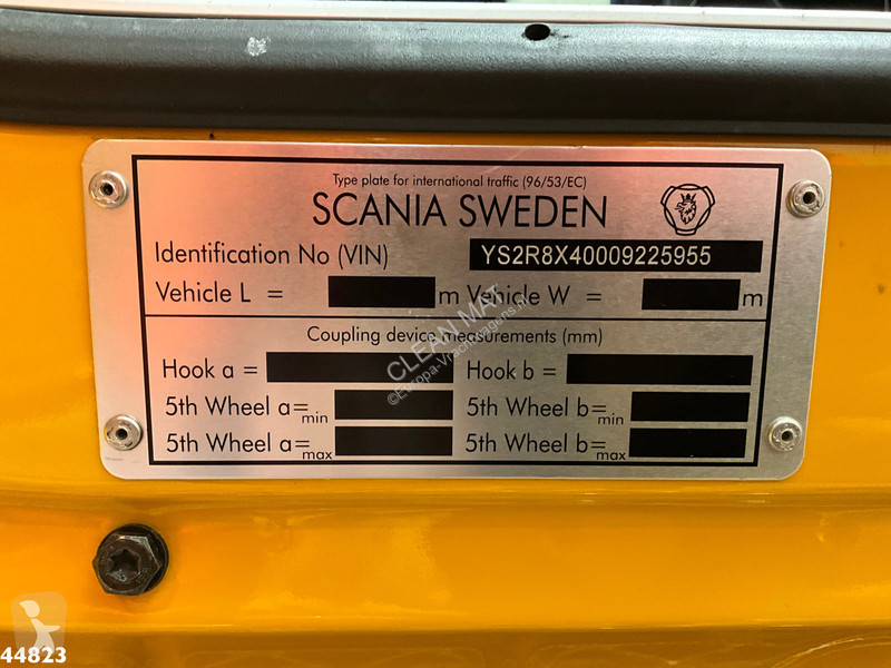 Camion Scania 730 V8 8x4 Euro 6 etarder ecovery...