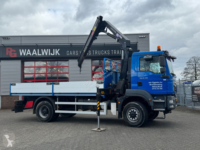 Traktor MAN TGM 18-290 4x4 Kraan met Open...