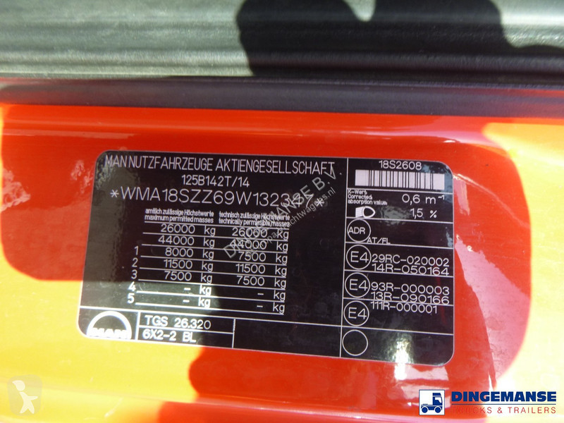 Lastbil MAN TGS 6X2 RHD fuel tank 20 m3 / 4 comp