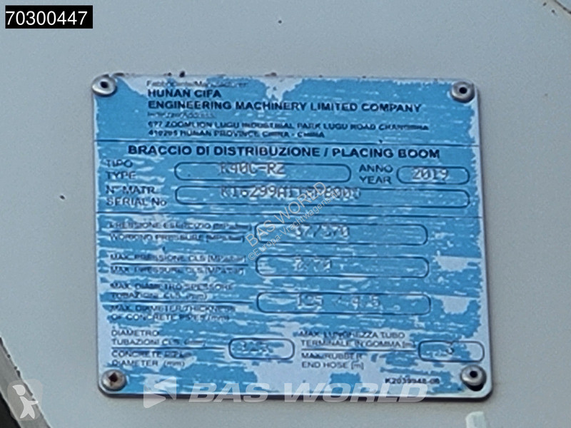 Betonárske zariadenie MAN 41.460 8X4 CIFA...