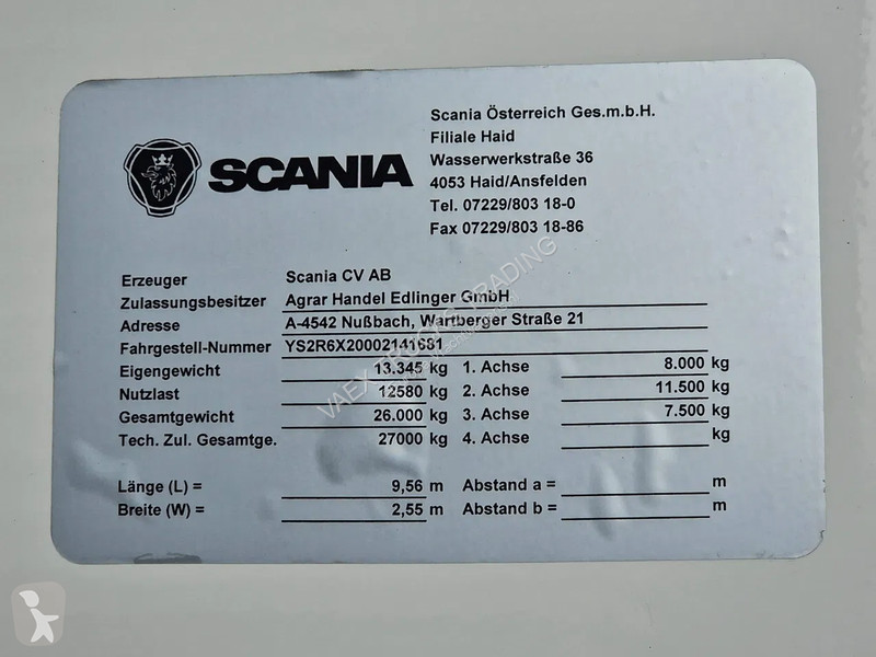 شاحنة Scania R500 NGS 6x2*4 - Food tipper 4...