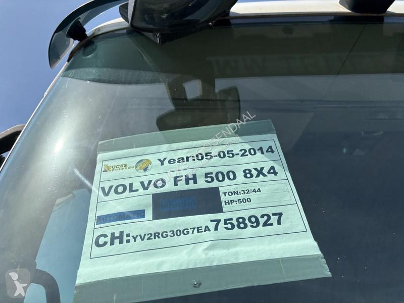 شاحنة Volvo 500 8x4 + PALFINGER PK 34002 6x EXT...