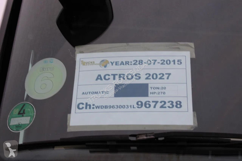 Camião Mercedes 2027 + EURO 6 + 19T